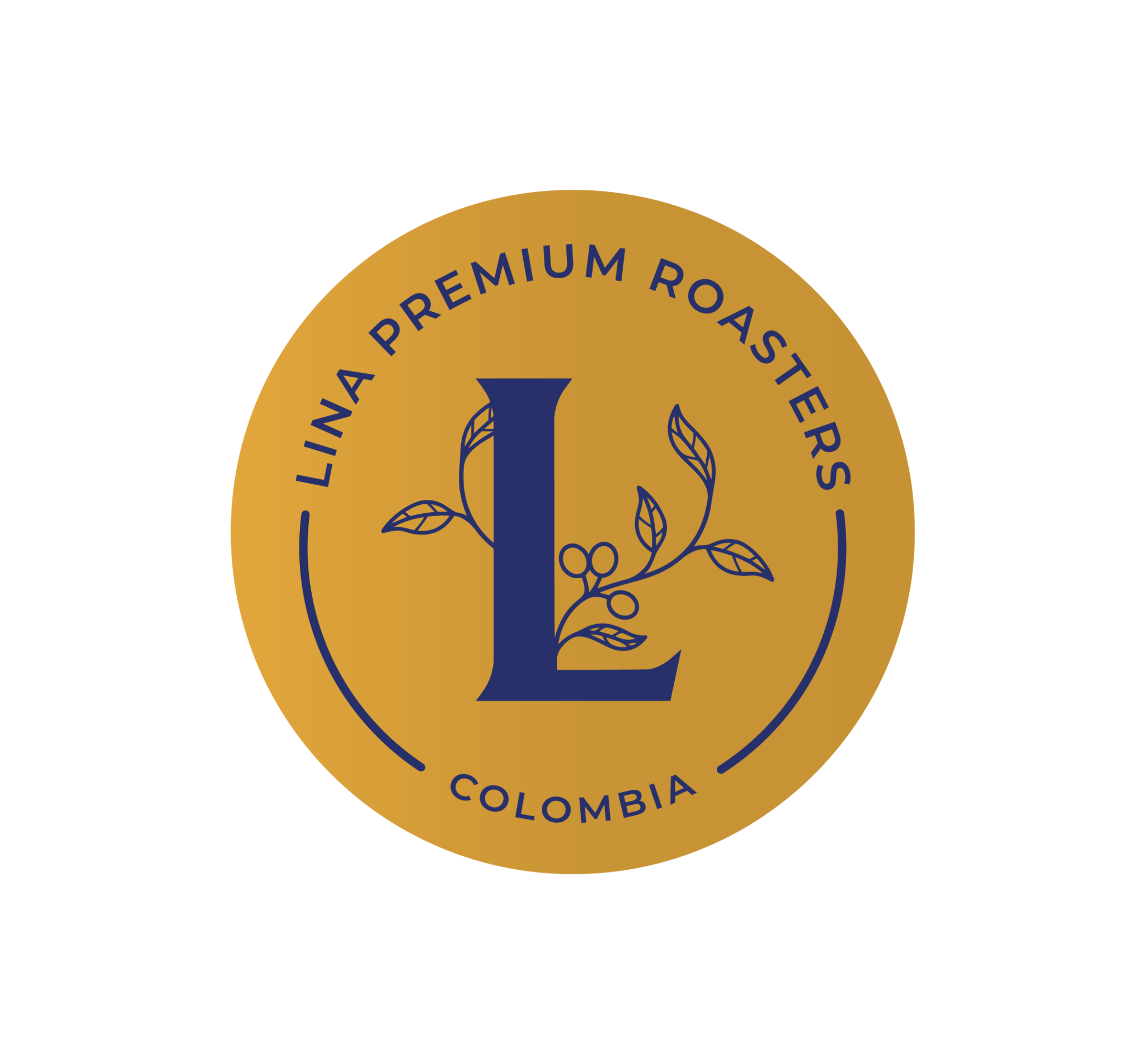 Sello dorado Lina Premium Roasters Colombia